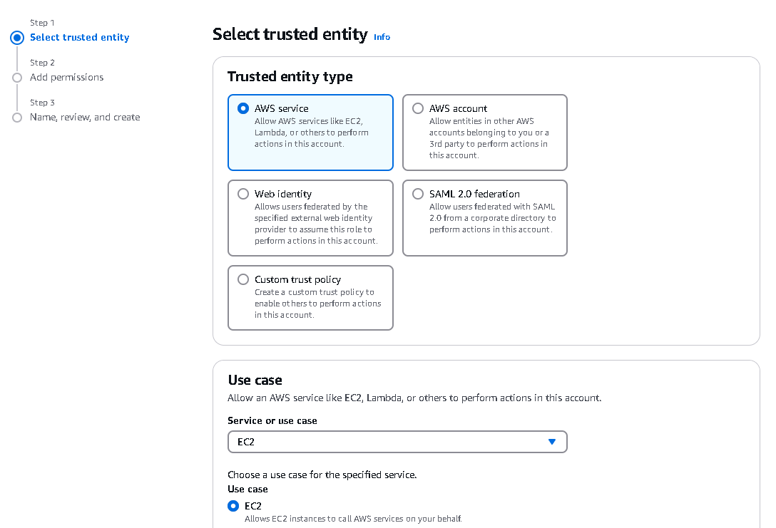 Create Role Screenshot