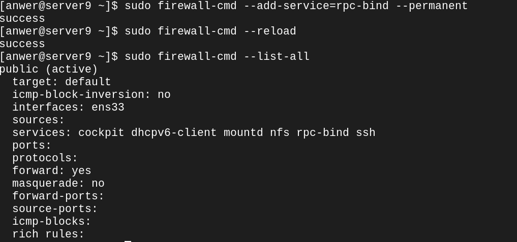 Firewall Configuration
